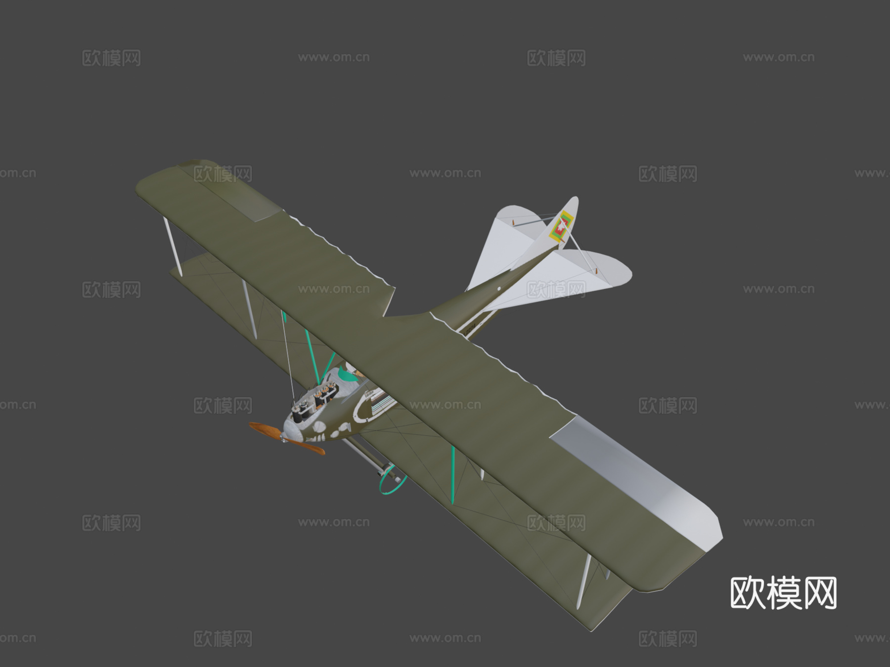 年信天翁BII立陶宛空军2274号3d模型下载（渲染图5）