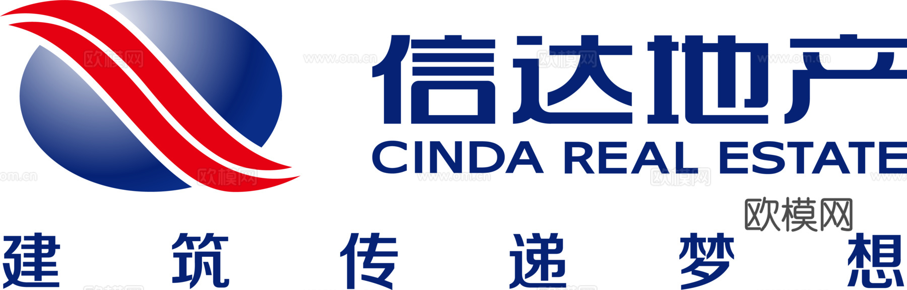 信达地产，房地产商logo