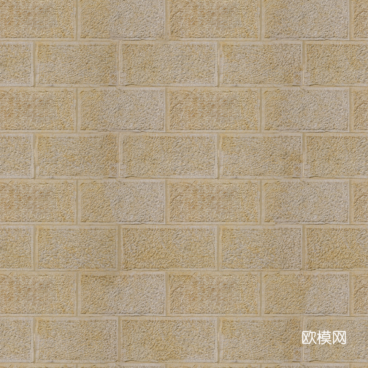 规则矩形形态干垒石，毛石墙面55