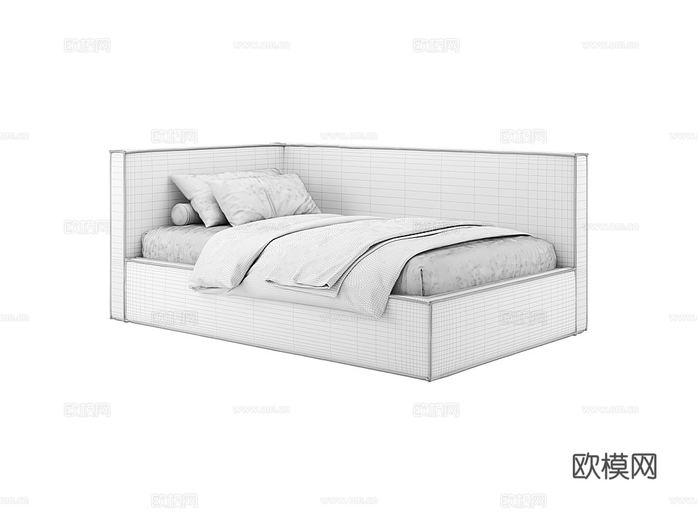 MEBELFORM 儿童床 沙发床3d模型下载（渲染图3）