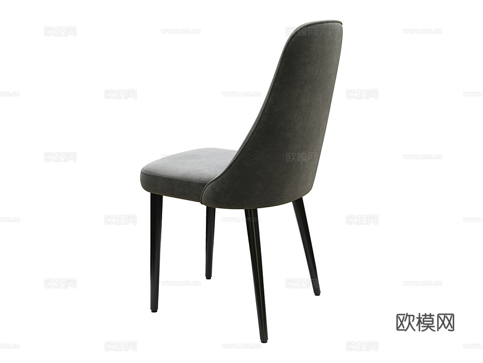 MEBELFORM 灰色餐椅3d模型下载（渲染图2）