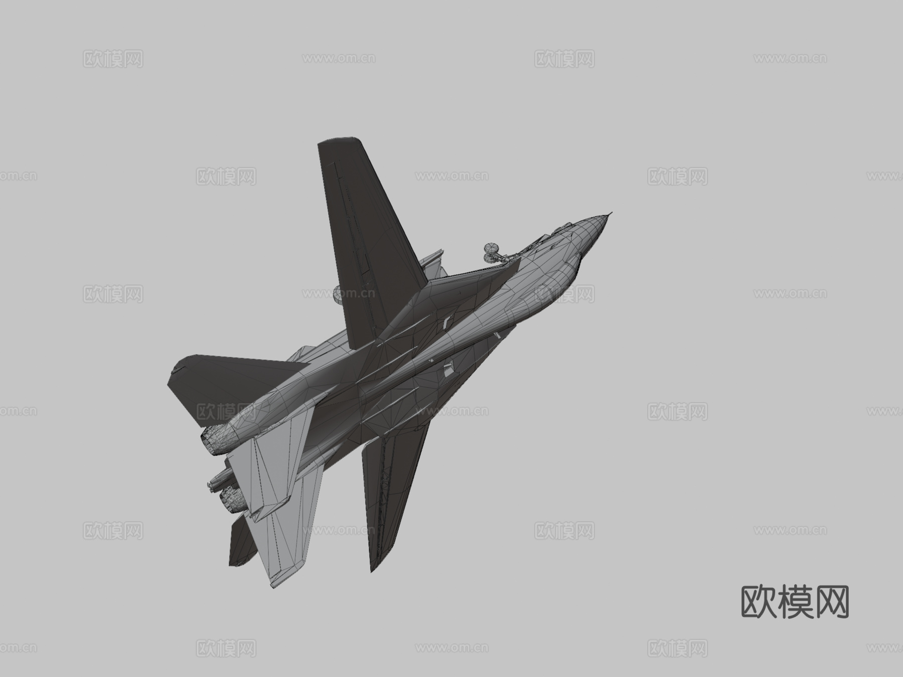 F14雄猫壮志凌云起落架放下可版3d模型下载（渲染图3）