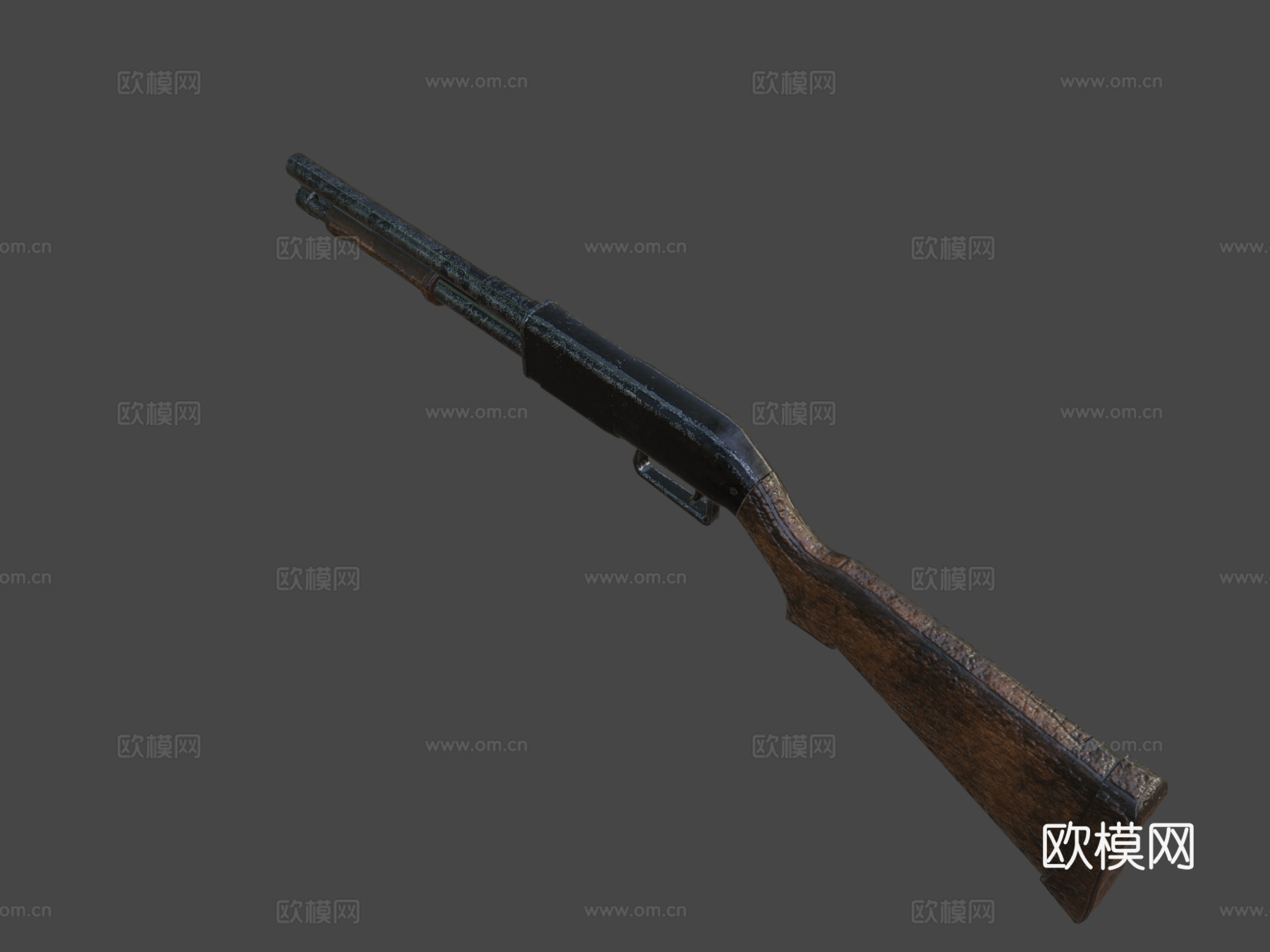 霰弹枪3d模型下载（渲染图5）