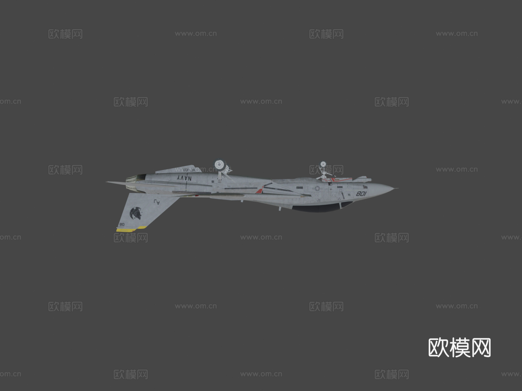 F14雄猫壮志凌云起落架放下可版3d模型下载（渲染图5）