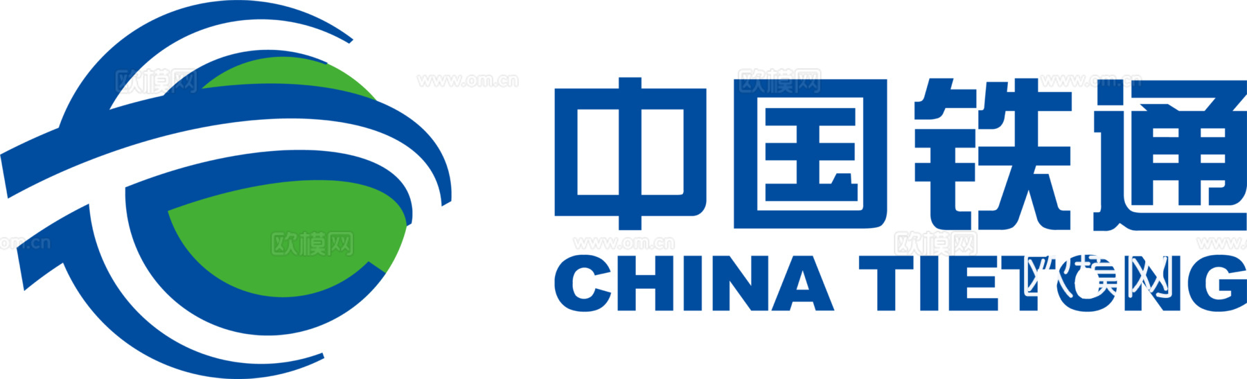 中国铁通，电信通讯logo