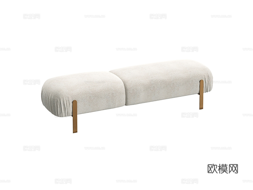 Fratelli 床尾凳3d模型下载（渲染图1）