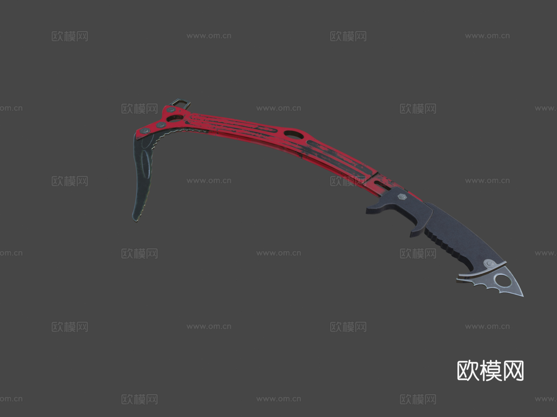 冰斧3d模型下载（渲染图7）