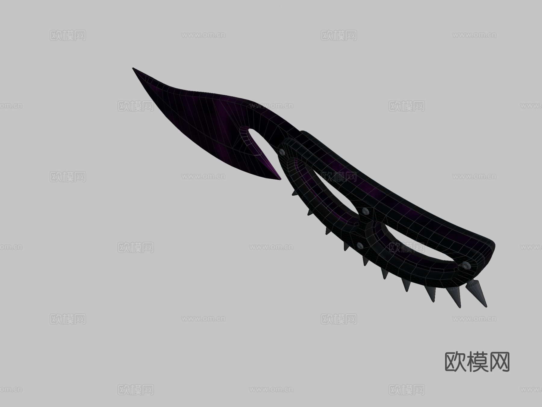 太空漫游科布拉刀3d模型下载（渲染图2）