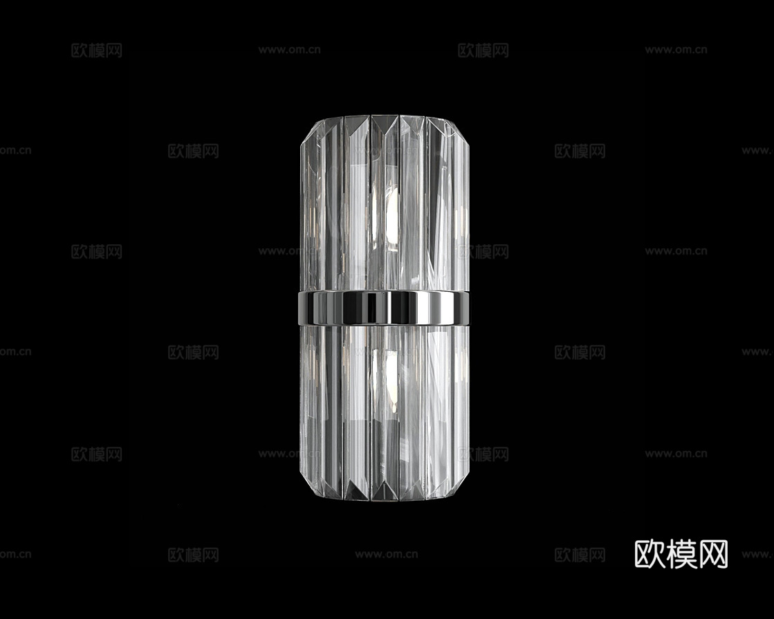 Cloyd 轻奢壁灯3d模型下载（渲染图4）