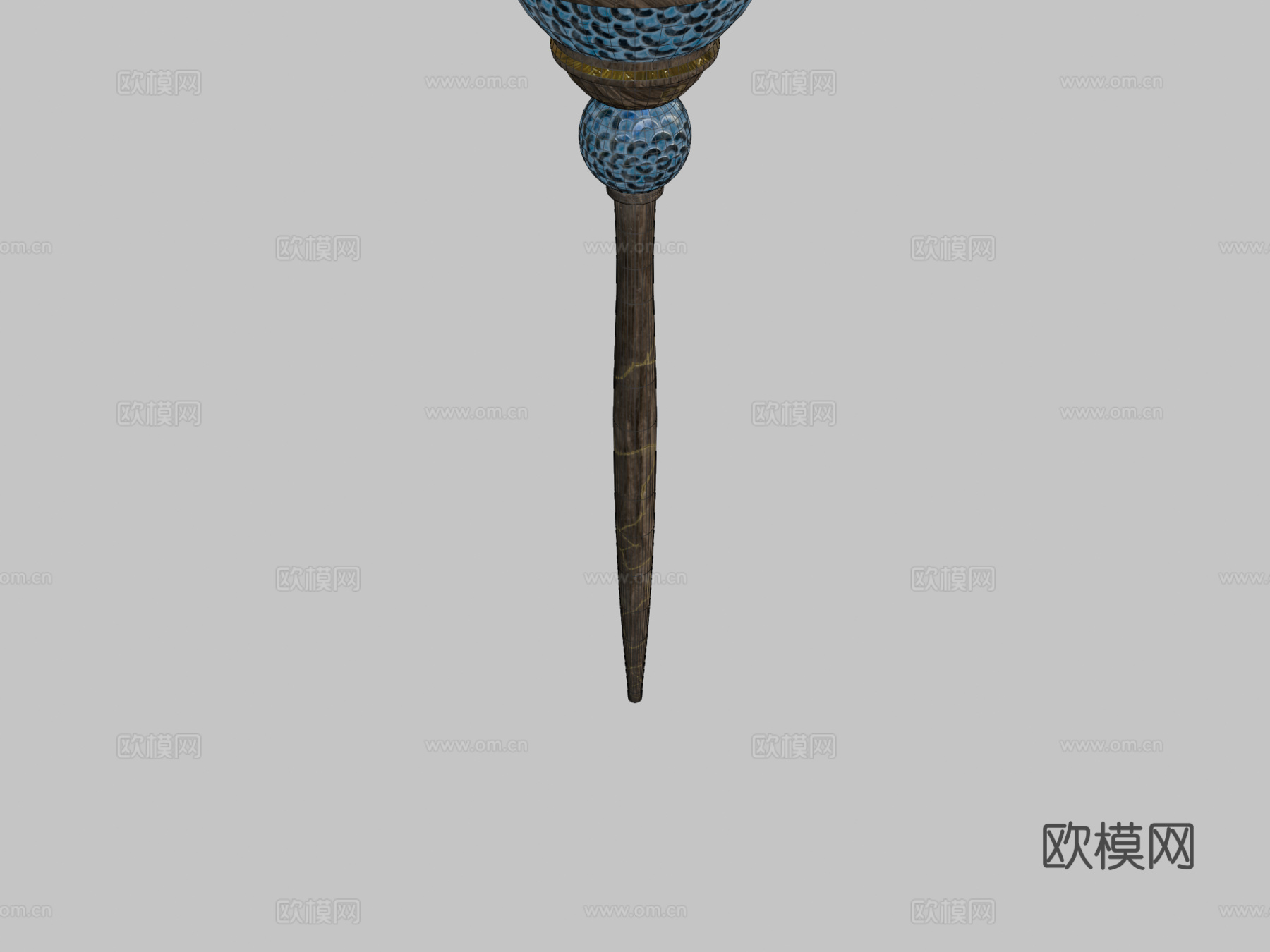 法师法杖3d模型下载（渲染图2）