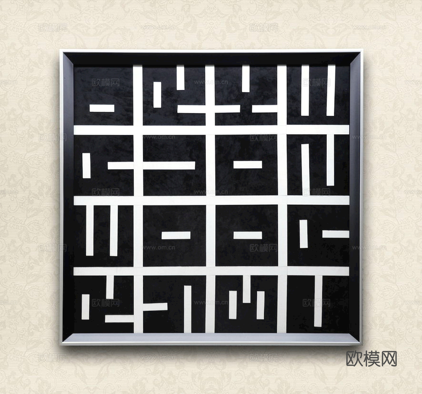 中式新中式挂画壁画水墨字画山水花鸟背景墙壁纸装饰画抽象画油画下载