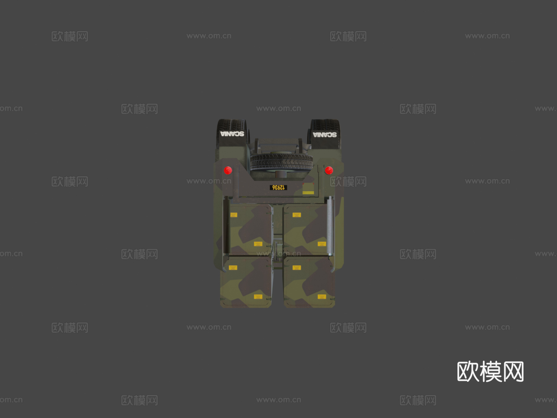 机器人车15KA3d模型下载（渲染图5）