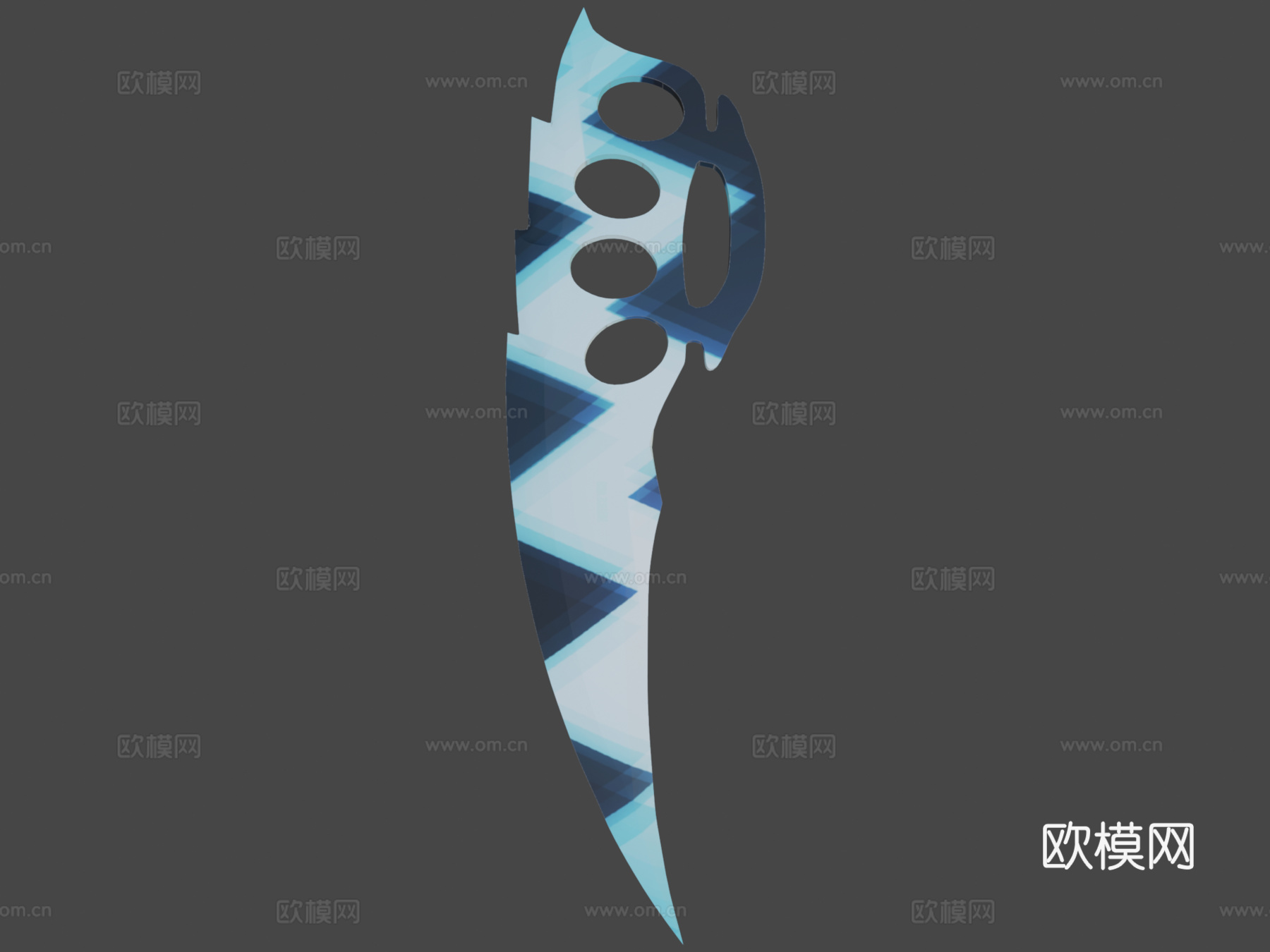 指节刀质子3d模型下载（渲染图5）