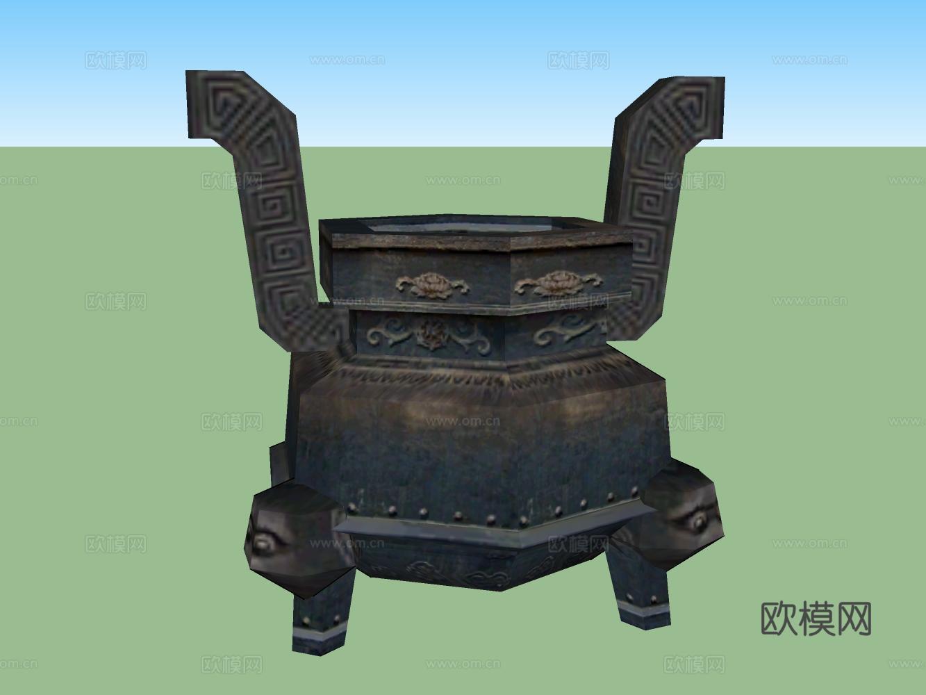 家居饰品灯具器材小品su模型