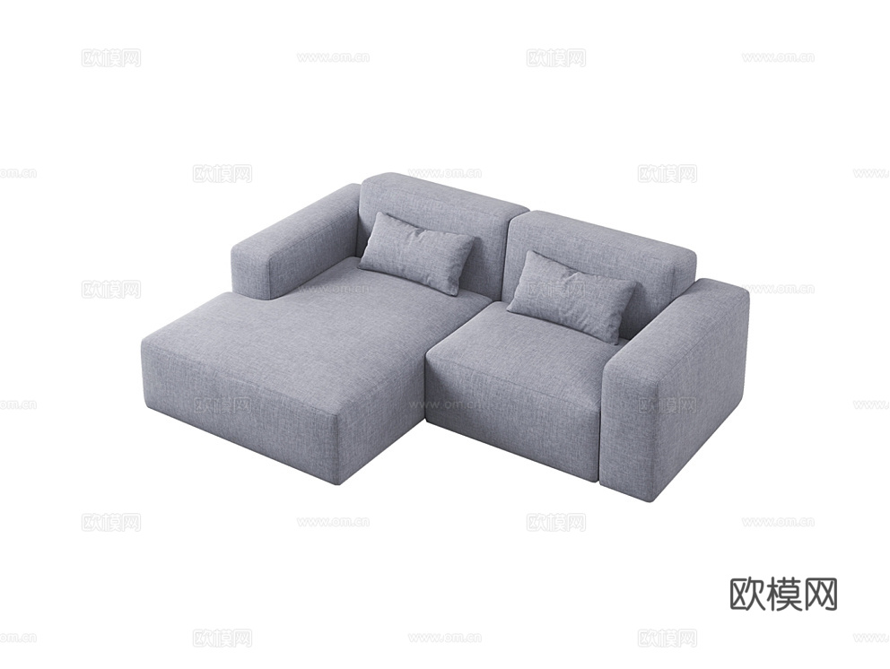 MEBELFORM 双人沙发3d模型下载（渲染图3）