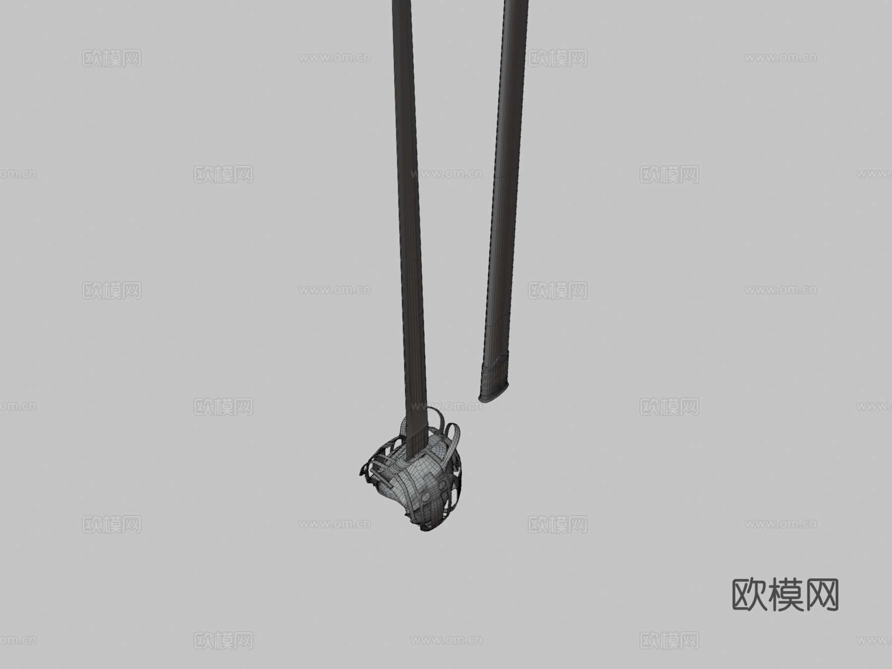 苏格兰阔剑3d模型下载（渲染图3）