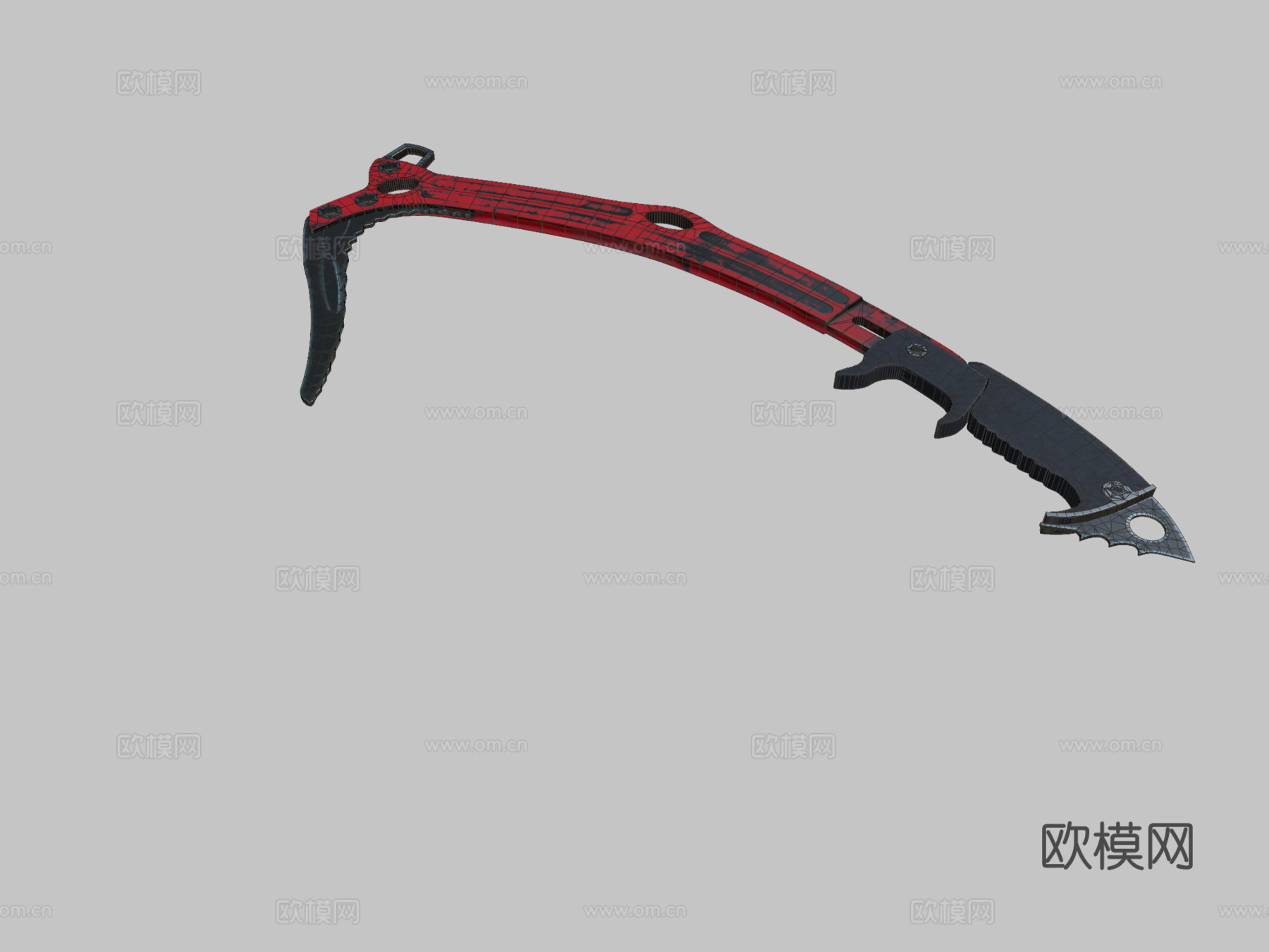 冰斧3d模型下载（渲染图2）