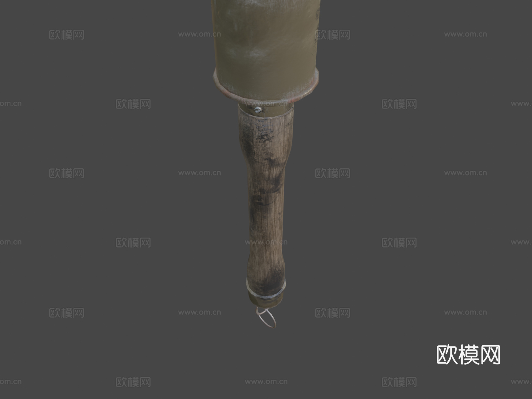木柄手榴弹243d模型下载（渲染图7）