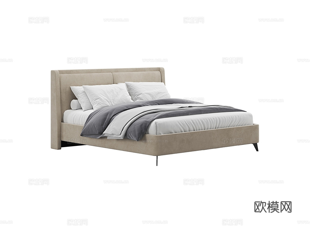 MEBELFORM 双人床3d模型下载（渲染图1）