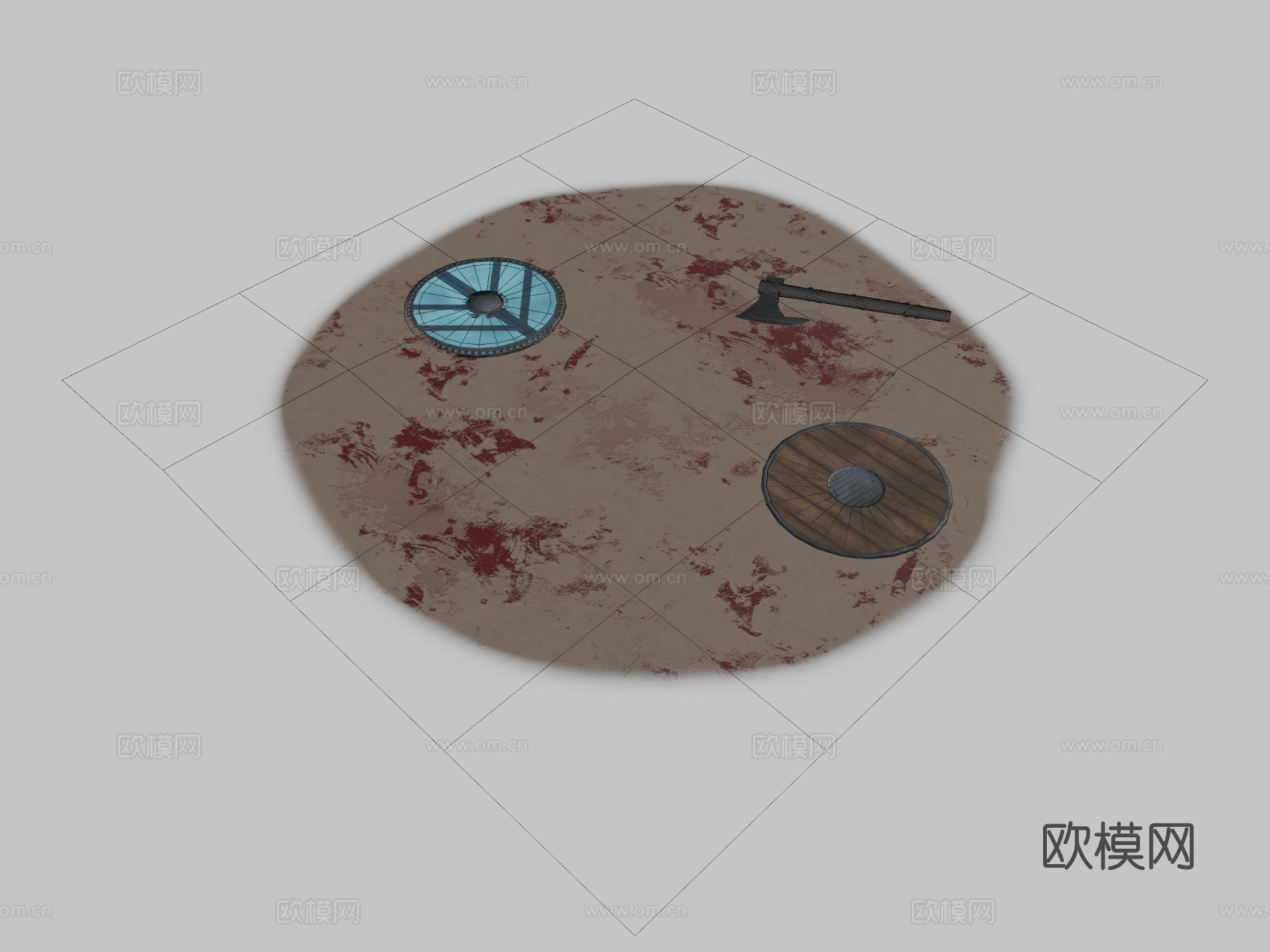 维京之战3d模型下载（渲染图2）