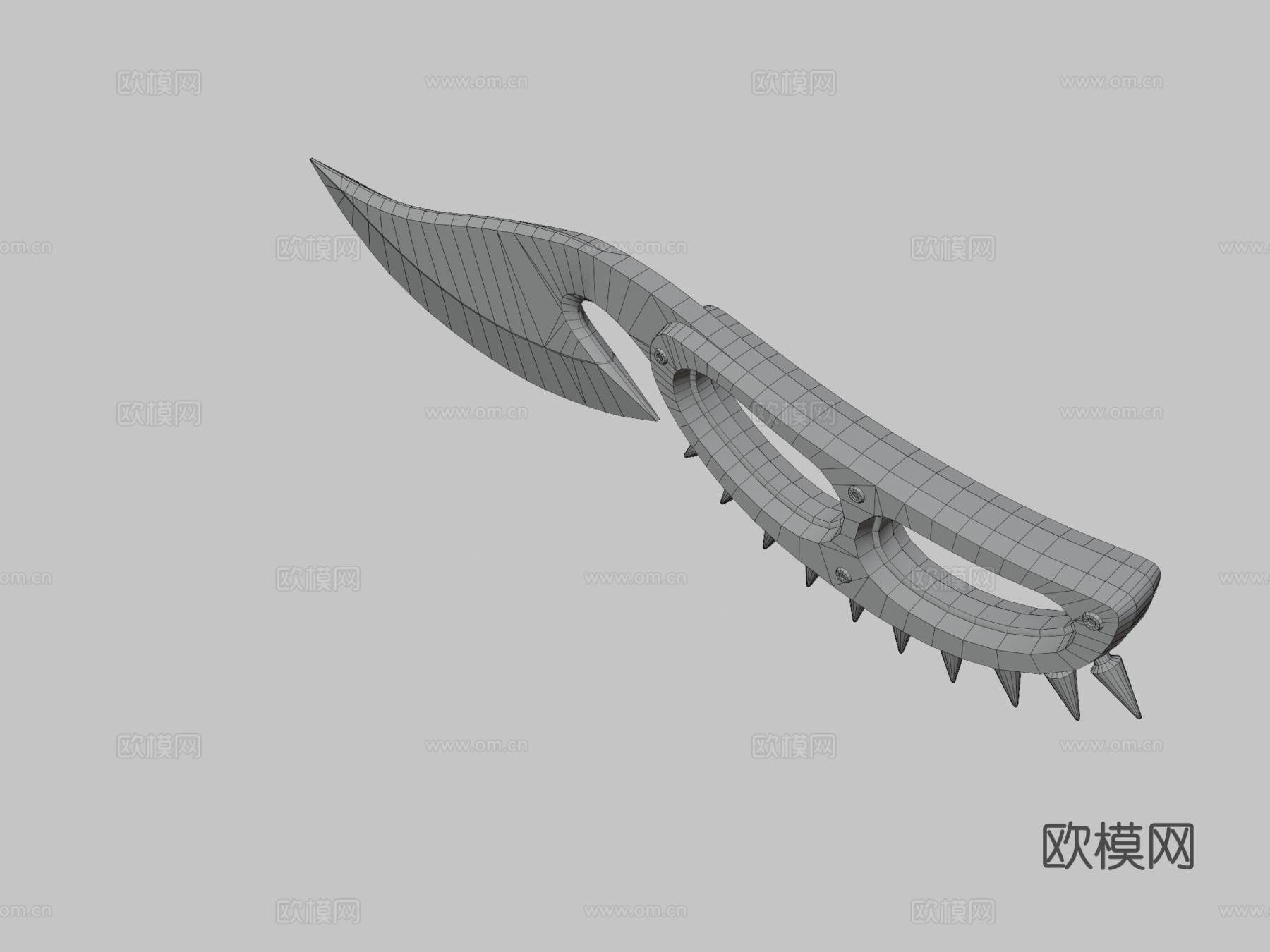 太空漫游科布拉刀3d模型下载（渲染图3）