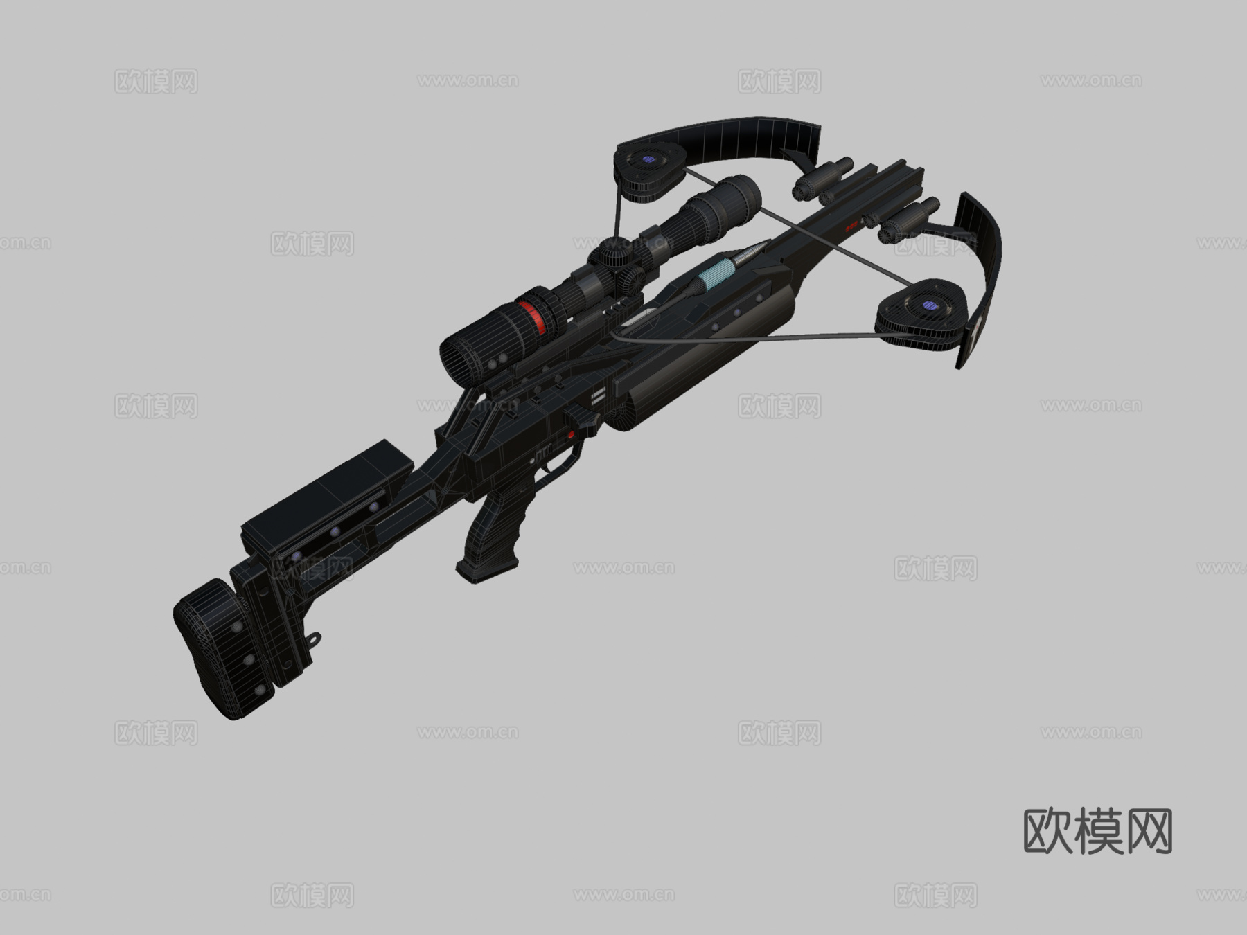 弩CG模型3d模型下载（渲染图2）