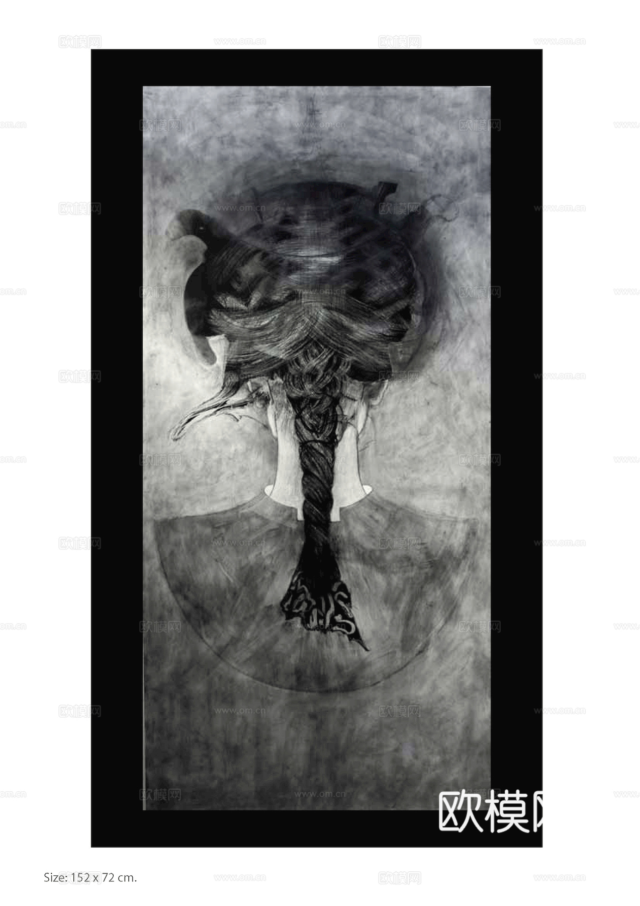 中式新中式挂画壁画水墨字画山水花鸟背景墙壁纸装饰画抽象画油画下载