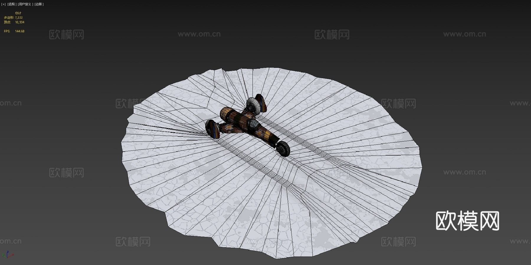 IAR80普拉内罗德罗马尼亚空军版3d模型下载（渲染图4）