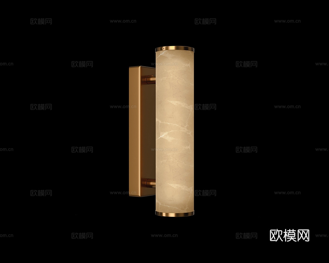 Cloyd 轻奢壁灯3d模型下载（渲染图6）