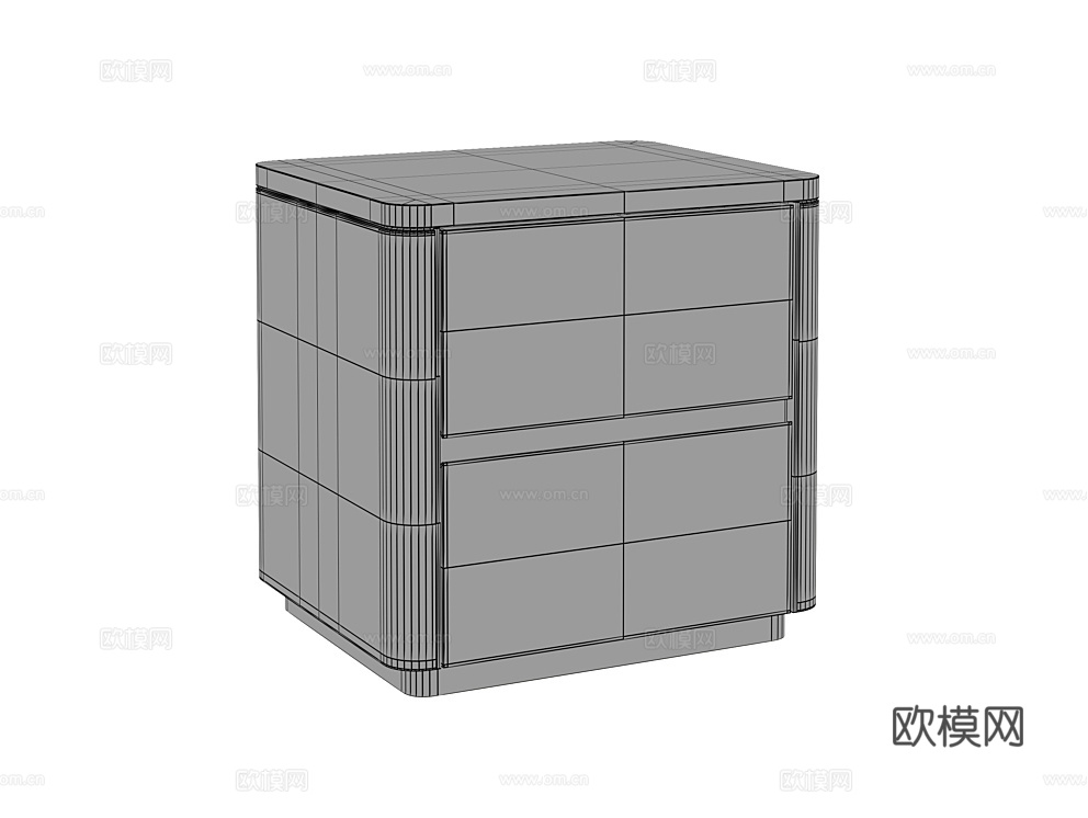 Fratelli Barri 床头柜3d模型下载（渲染图4）