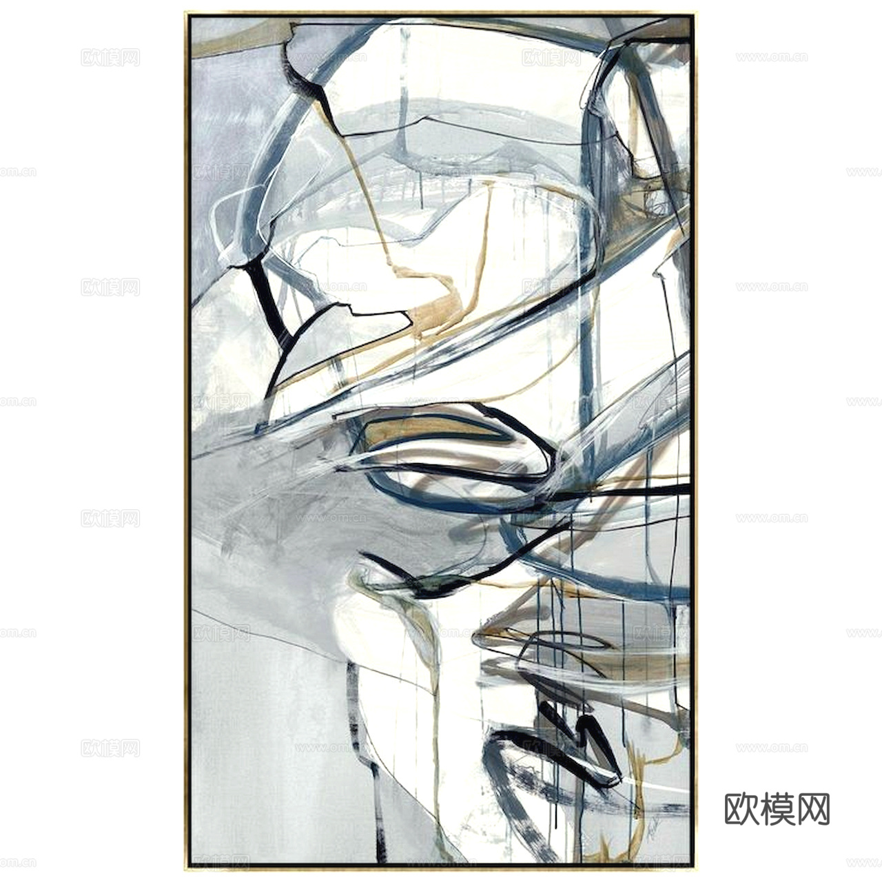 中式新中式挂画壁画水墨字画山水花鸟背景墙壁纸装饰画抽象画油画下载
