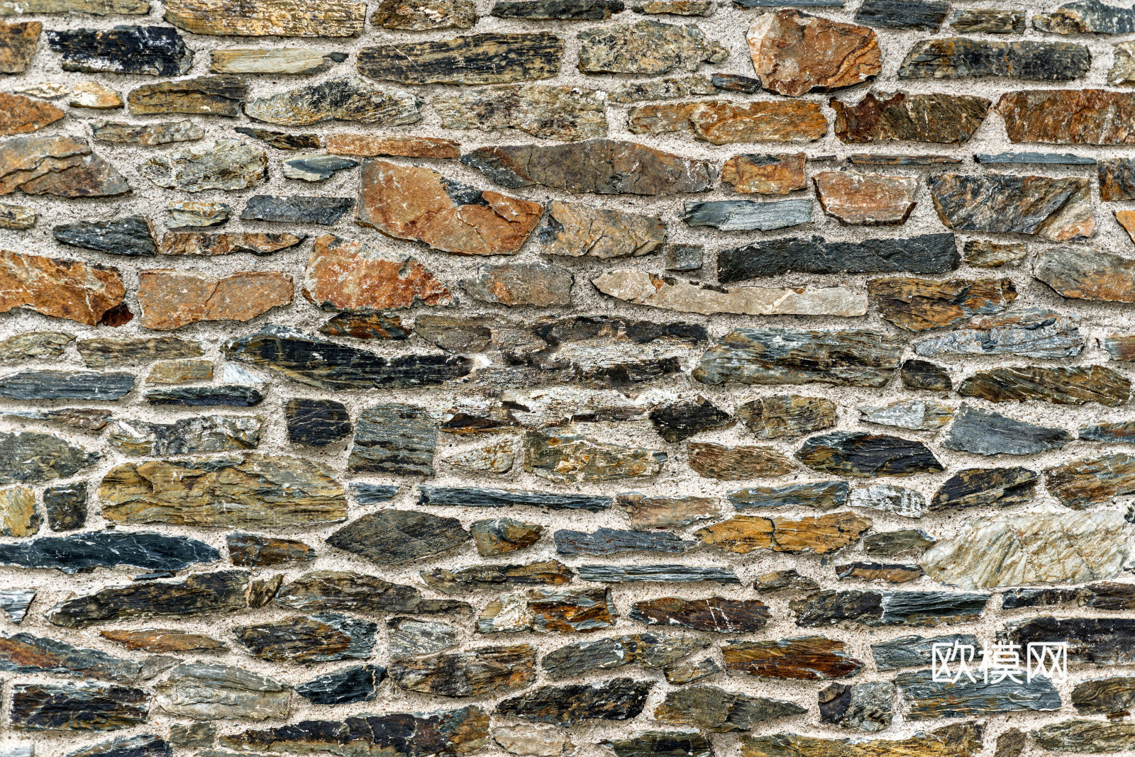 不规则多边形干垒石，自然毛石肌理85下载
