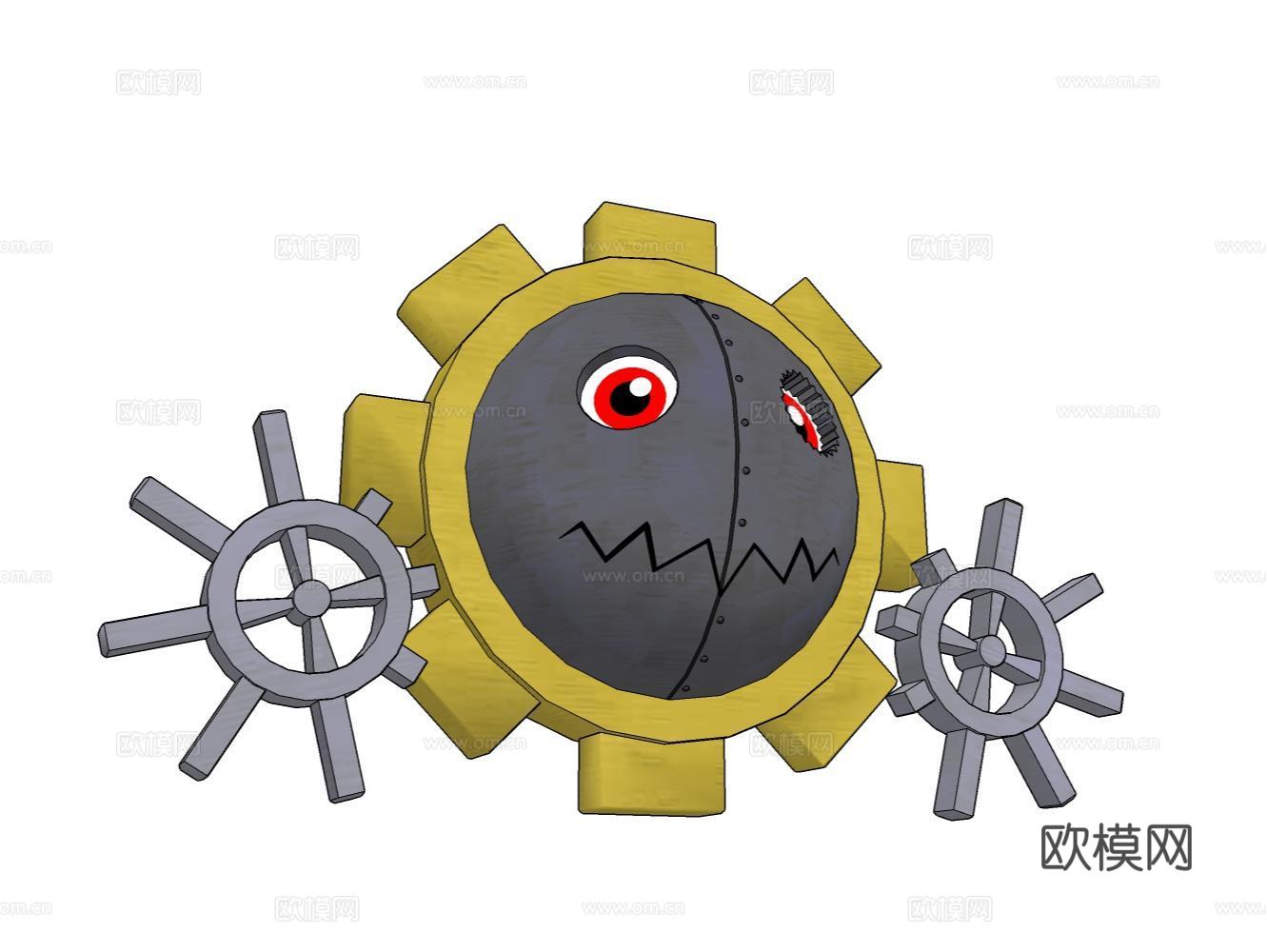 家居饰品灯具器材小品su模型