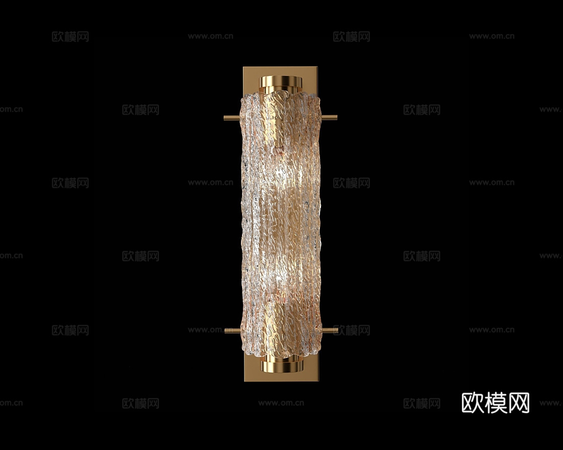 Cloyd 轻奢壁灯3d模型下载（渲染图4）