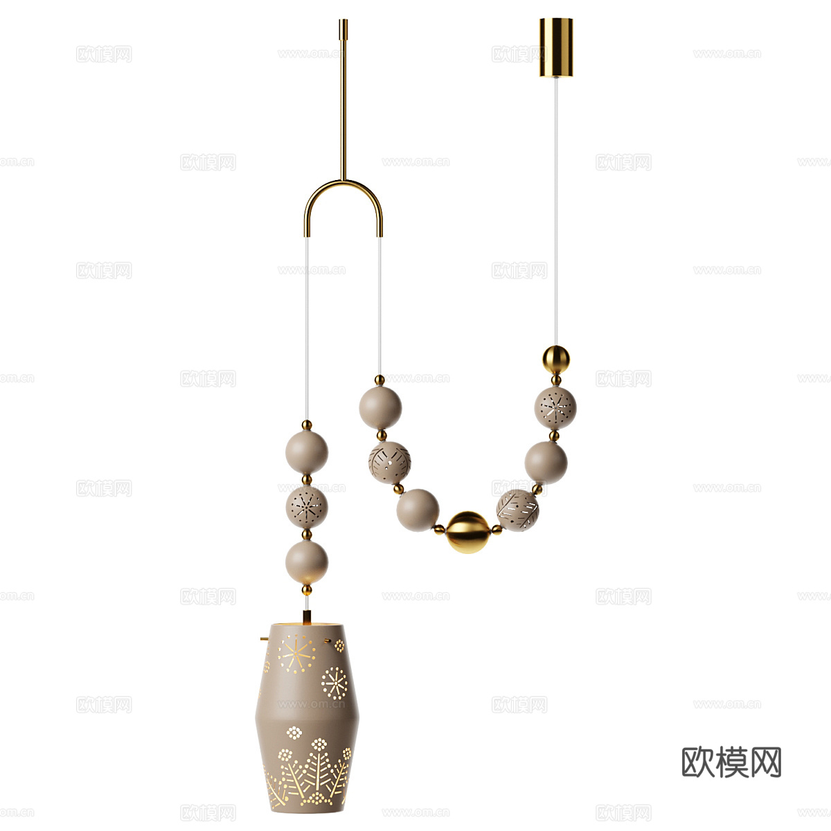 吊灯3d模型下载