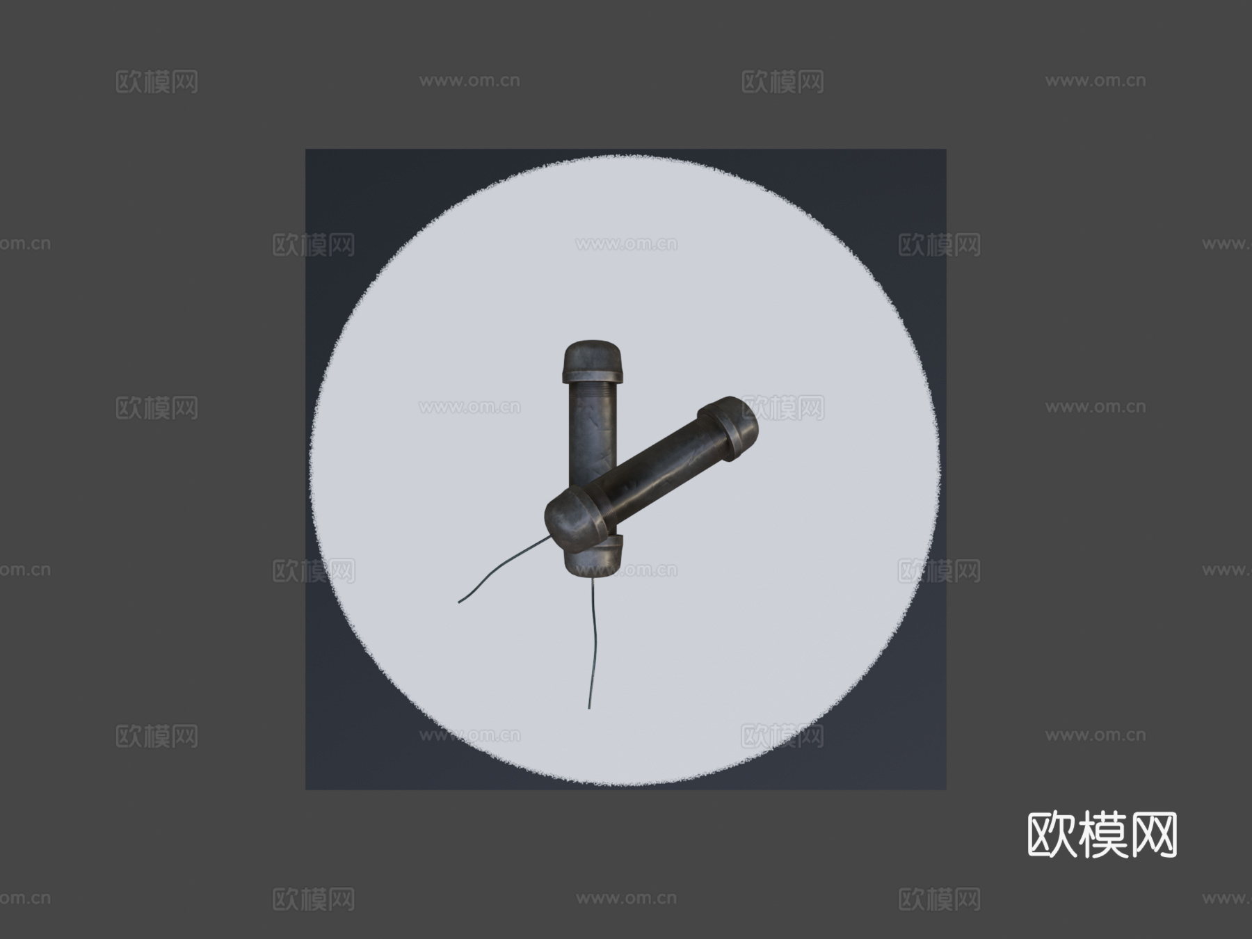 管状炸弹3d模型3d模型下载（渲染图8）