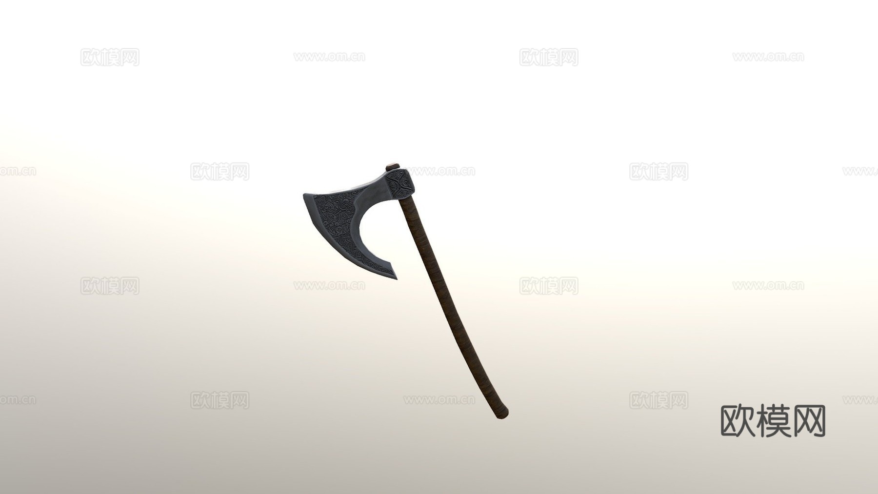 北欧斧3d模型下载（渲染图1）