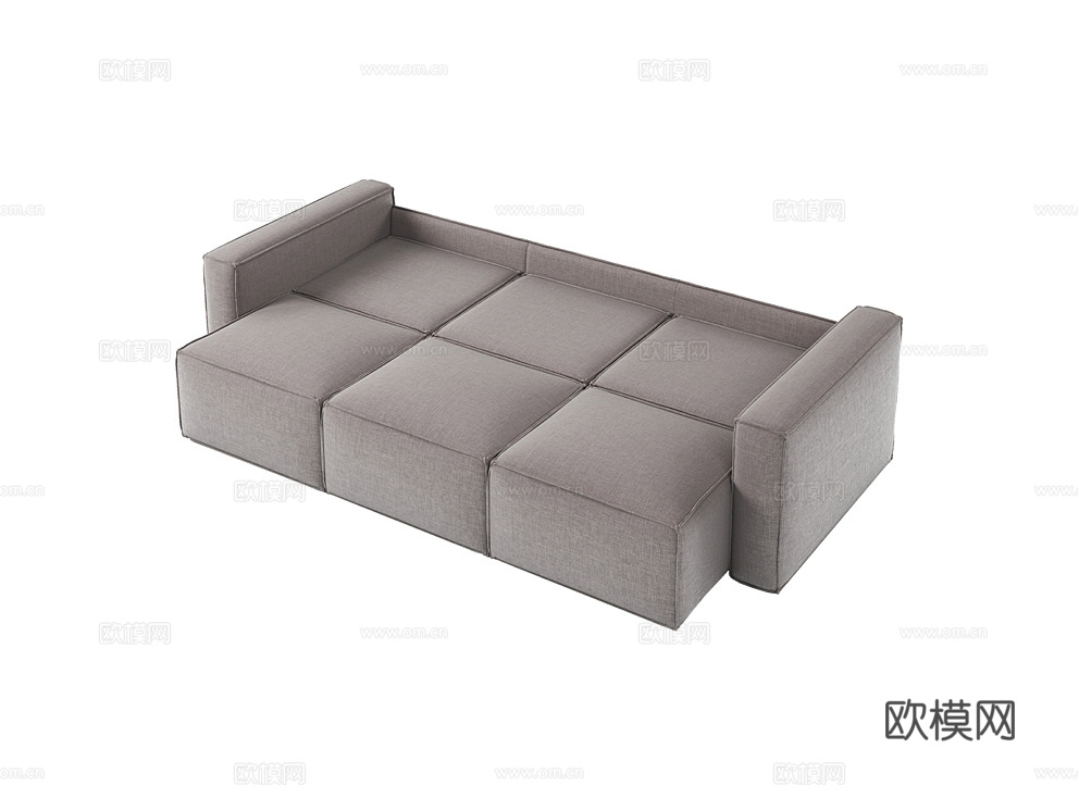 MEBELFORM 三人沙发3d模型下载（渲染图2）