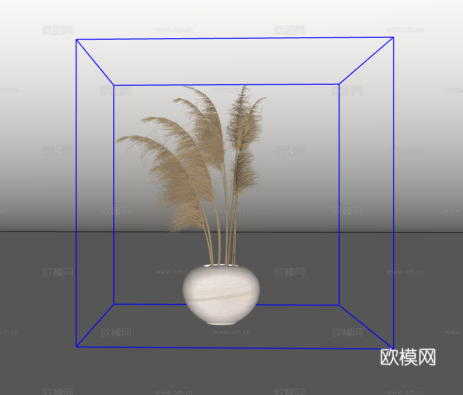 花瓶摆件su模型