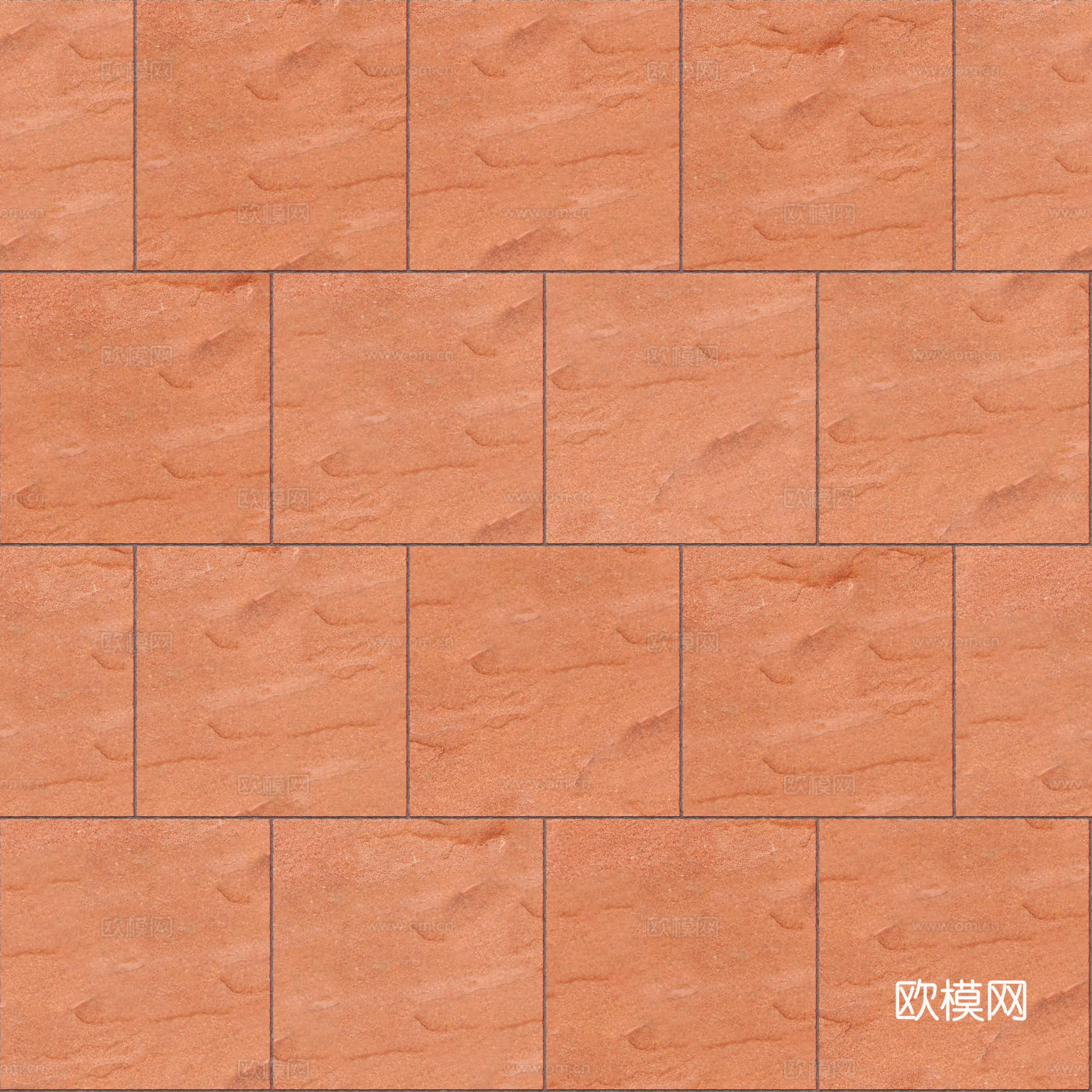 暗红色红色砂岩-方形错缝-横向38