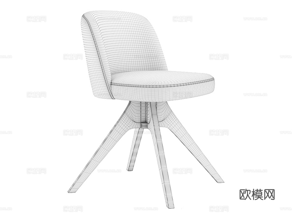 MEBELFORM 餐椅3d模型下载（渲染图3）