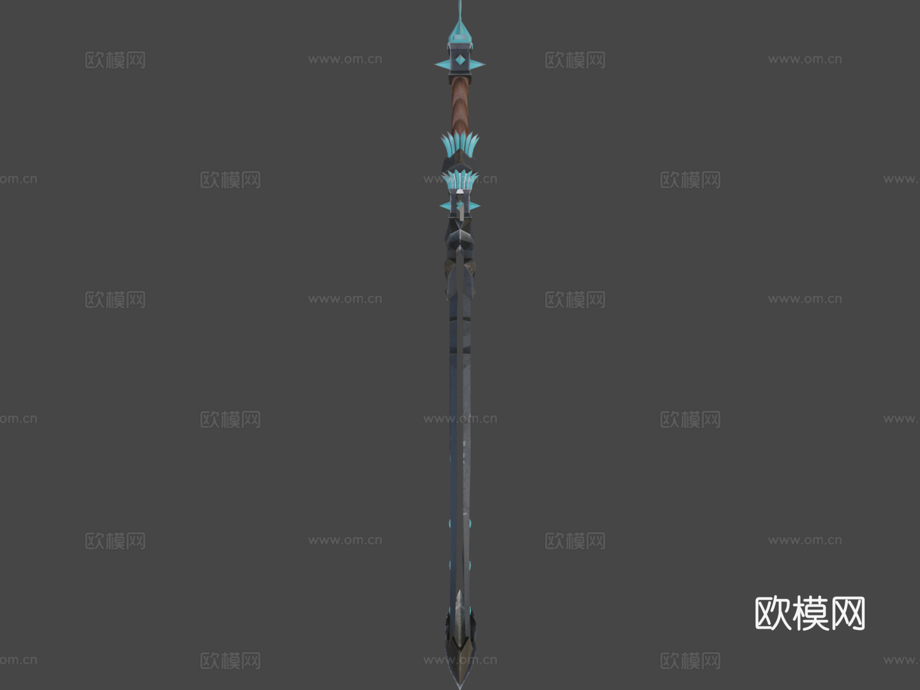 魔法蓝剑3d模型下载（渲染图8）