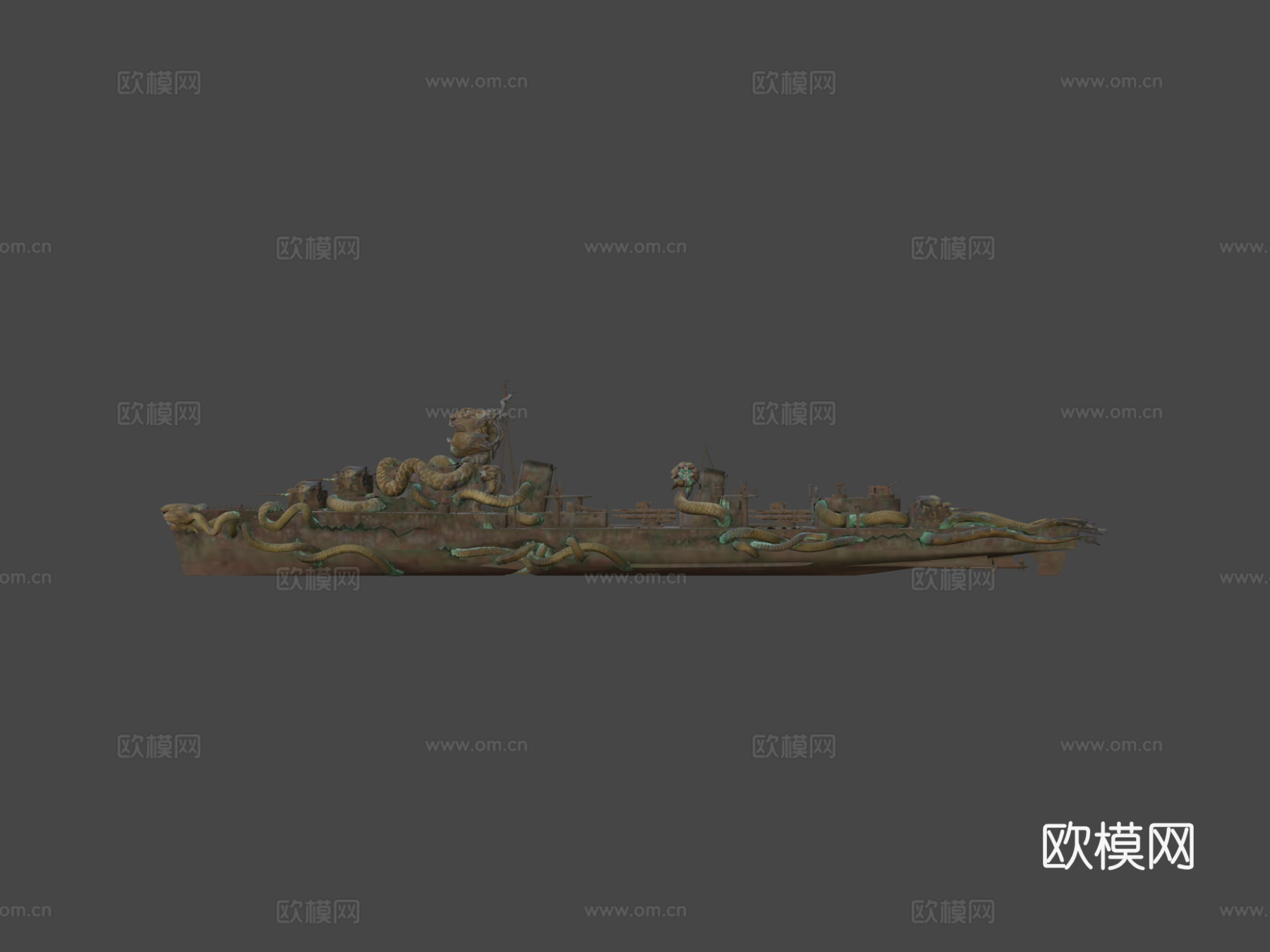 剃刀蠕虫3d模型下载（渲染图5）