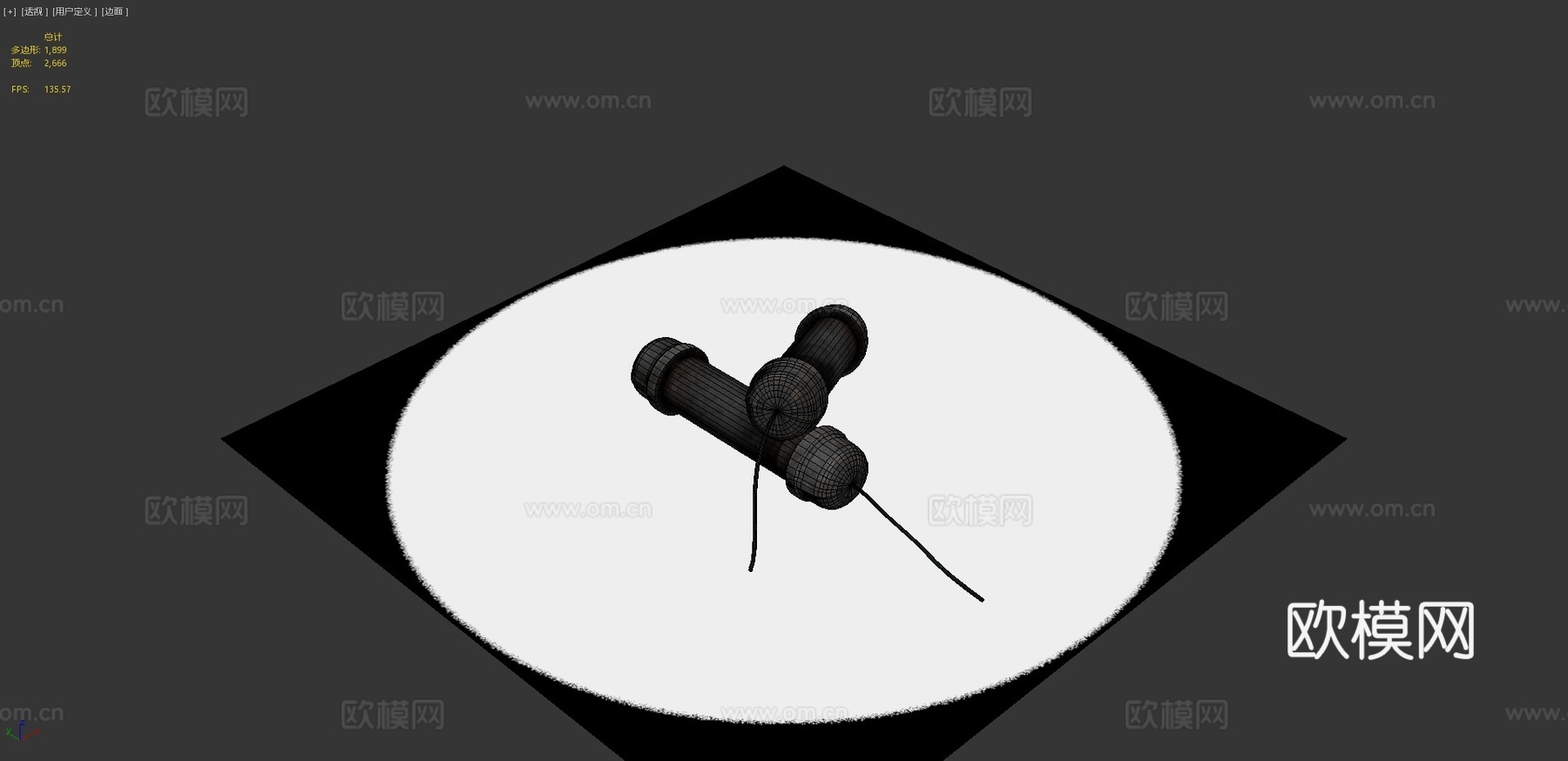 管状炸弹3d模型3d模型下载（渲染图4）