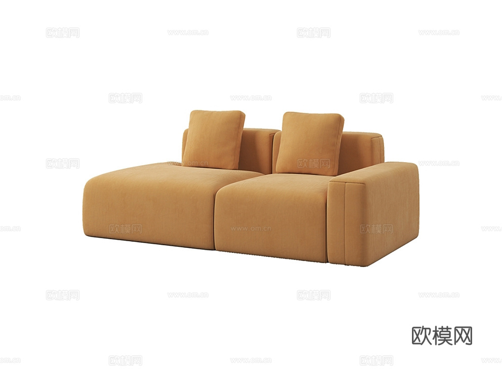 MEBELFORM 双人沙发3d模型下载（渲染图1）