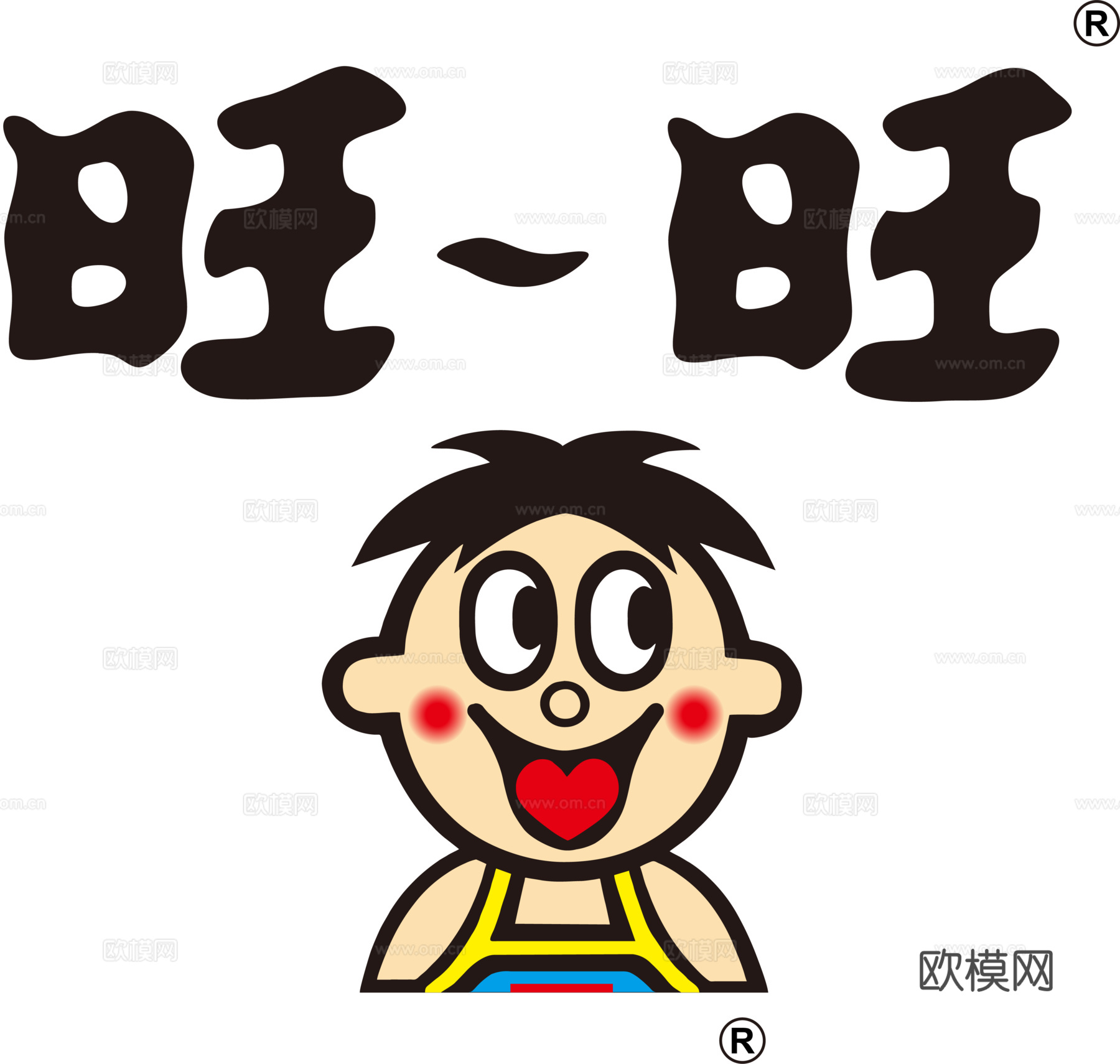 旺旺，食品零食logo