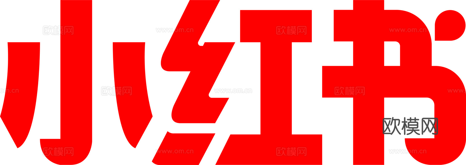 小红书，社交平台logo