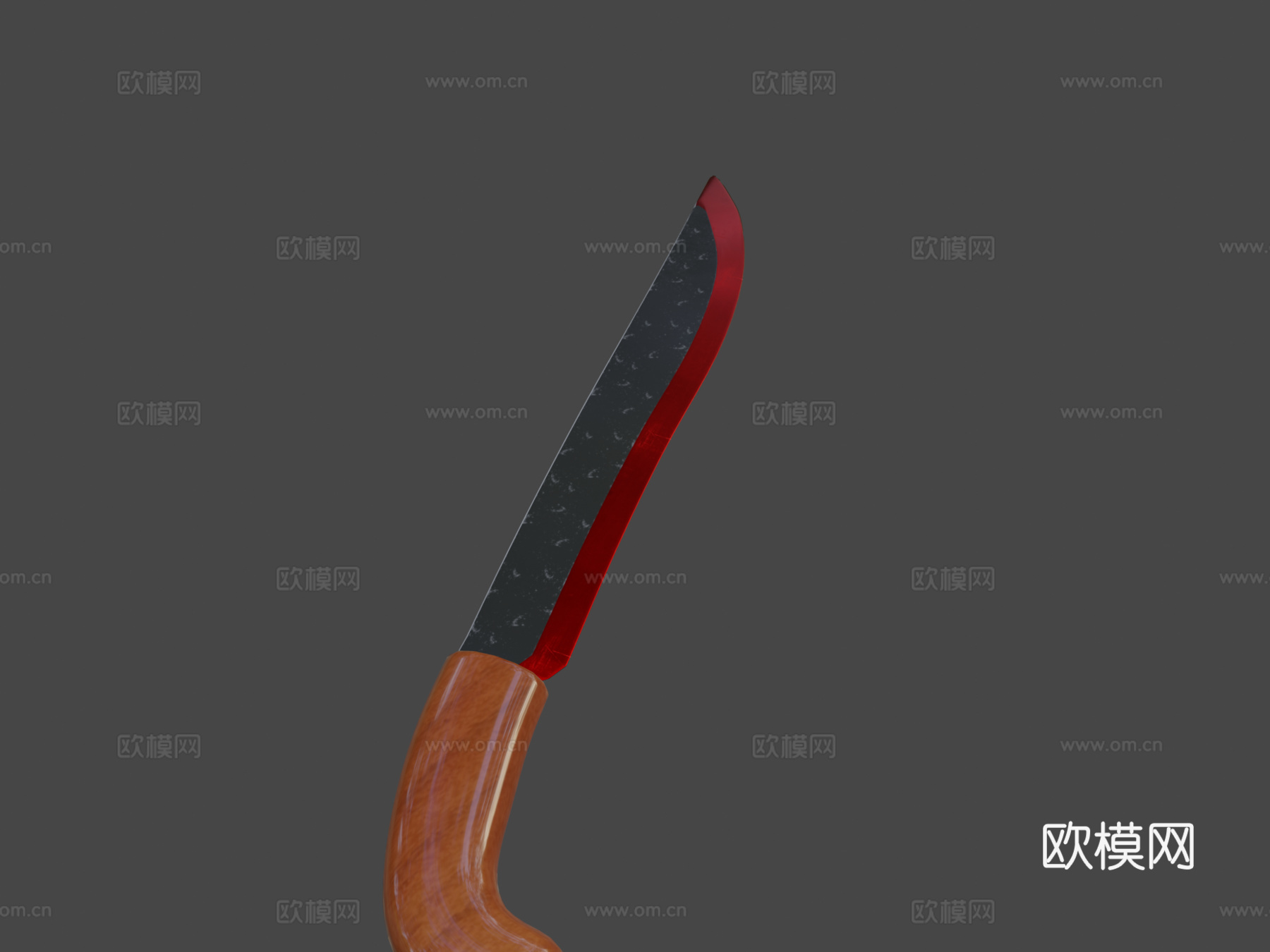 戈洛克砍刀3d模型下载（渲染图7）