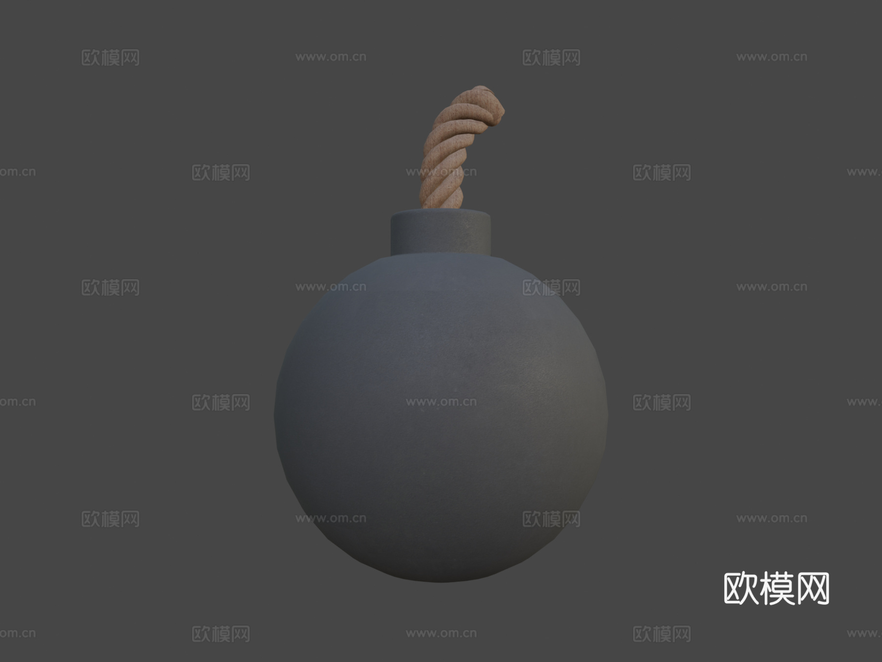 简易炸弹3d模型下载（渲染图5）