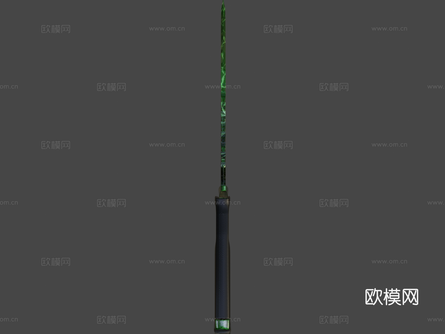 翡翠博伊刀3d模型下载（渲染图8）